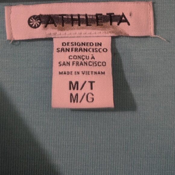 NEW! Athleta | Santorini Cinch Dress In Turquoise (M-Tall) - Picture 4 of 12